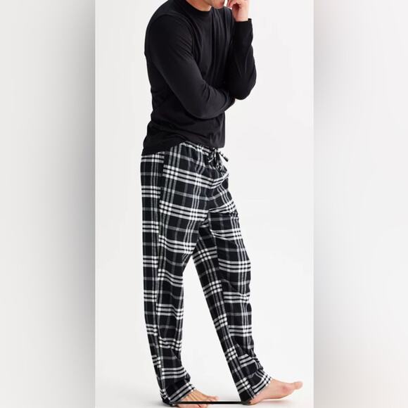 Sonoma Other - Sonoma Dark Plaid Flannel Pajama Set size XL
